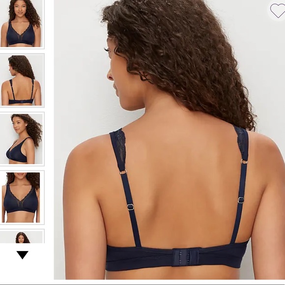 HANRO COTTON LACE WIRE-FREE BRA - Picture 2 of 5